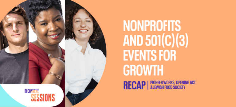 RECONVENE Sessions Nonprofit and 501(c)(3) Events for Growth Recap