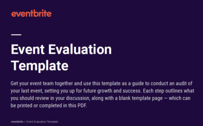 Event Evaluation Template